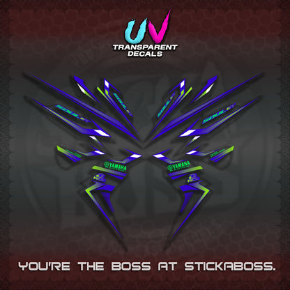 【PREMIUM UV PRINT】TRANSPARENT MIO SOUL i 115 GT INDO STRIPING DECALS (2026 DESIGN 001)By STICKABOSS