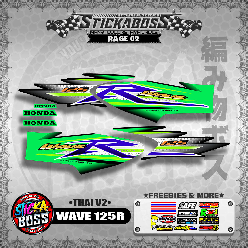 HONDA WAVE 125 R ( THAI V2 ) 【WITH FREEBIES】