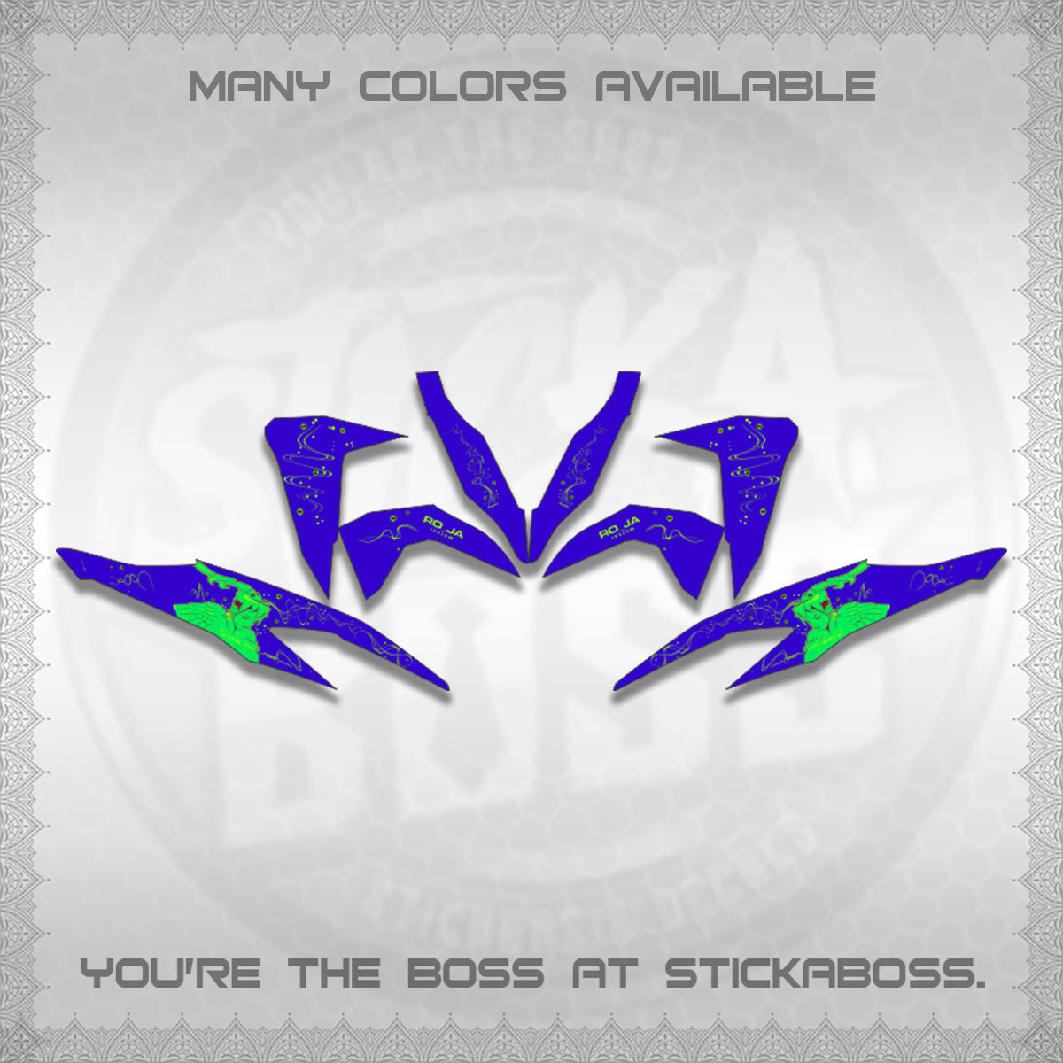 CLICK V2 DECALS (2F&2F 2026 DESIGN)STICKER DECALS BY STICKABOSS