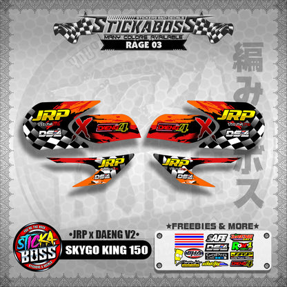 SKYGO KING 150 DECALS ( JRP x DAENG V2 )【WITH FREEBIES】