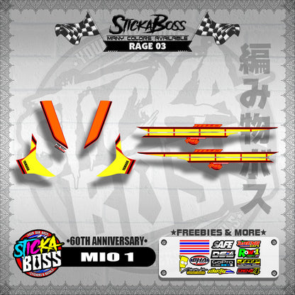 MIO 1 DECALS ( 60TH ANNIVERSARY )【WITH FREEBIES】