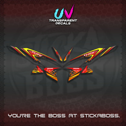 CLICK V2 UV TRANSPARENT DECALS (125-150 TRIBAL VIETNAM)STICKER DECALS By STICKABOSS