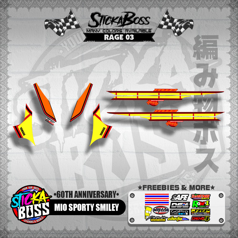 MIO SPORTY SMILEY ( 60TH ANNIVERSARY )【WITH FREEBIES】
