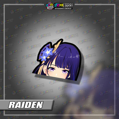 GENSHIN IMPACT | ANIME PEEKER STICKER【VINYL PRINTED】( LAMINATED / WATERPROOF )