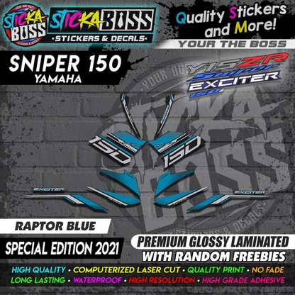 SNIPER 150 Stock Decals ( Special Edition 2021 ) [ MALAYSIAN CONCEPT / EXCITER 150 / Y15ZR ]