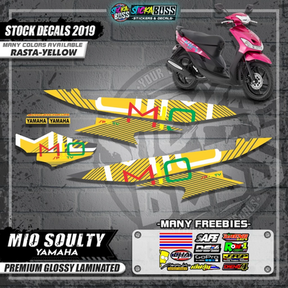 Mio Soulty Stock Decals ( 2019 Design )【WITH FREEBIES】