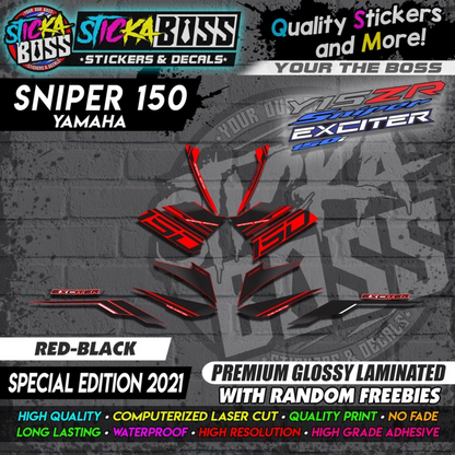 SNIPER 150 Stock Decals ( Special Edition 2021 ) [ MALAYSIAN CONCEPT / EXCITER 150 / Y15ZR ]