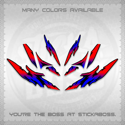 CLICK 125 V4 VARIO DECALS (2026 TAMIYA-STYLE RACING DESIGN) STICKER KITS By STICKABOSS