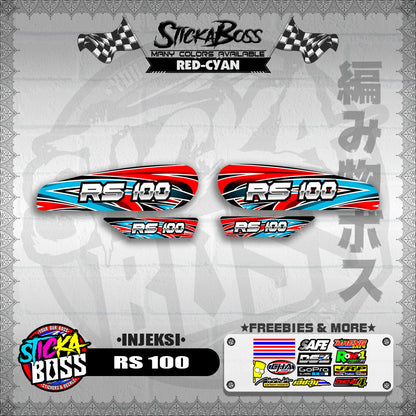RS 100 DECALS ( INJEKSI )【WITH FREEBIES】
