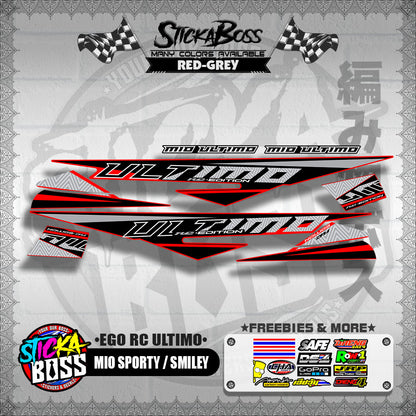 MIO SPORTY / SMILEY DECALS ( EGO RC ULTIMO )【WITH FREEBIES】