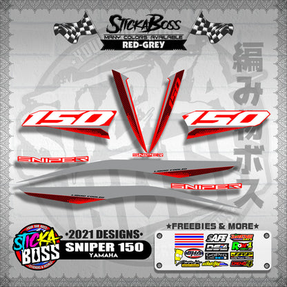 SNIPER 150 DECALS ( 2021 DESIGNS )【WITH FREEBIES】