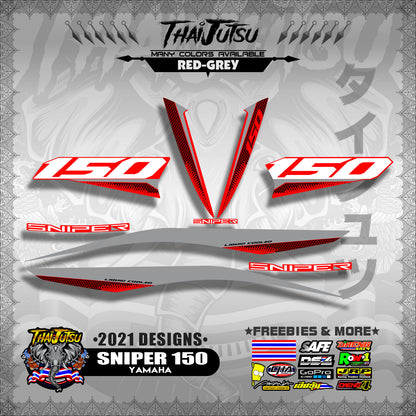 SNIPER 150 DECALS ( 2021 DESIGNS )【WITH FREEBIES】