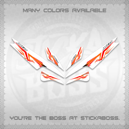 MIO SPORTY  SMILE INDO DECALS FOR WHITE (A24 VARIASI) STICKER DECALS BY STICKABOSS