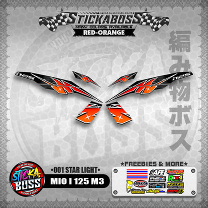 MIO I 125 M3 STICKER DECALS ( 001 STAR LIGHT )【WITH FREEBIES】