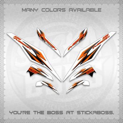 MIO I 125 M3 INDO-MALAY FOR WHITE (SHARP CODE AM3) STICKER DECALS By STICKABOSS (Copy)