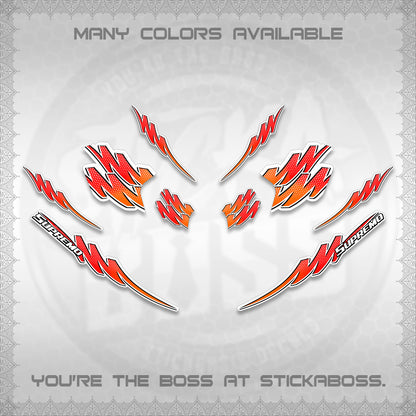 ADV 160 FOR WHITE STRIPING (2 TONE PUTRA VIRDIAN)STICKER DECALS BY STICKABOSS