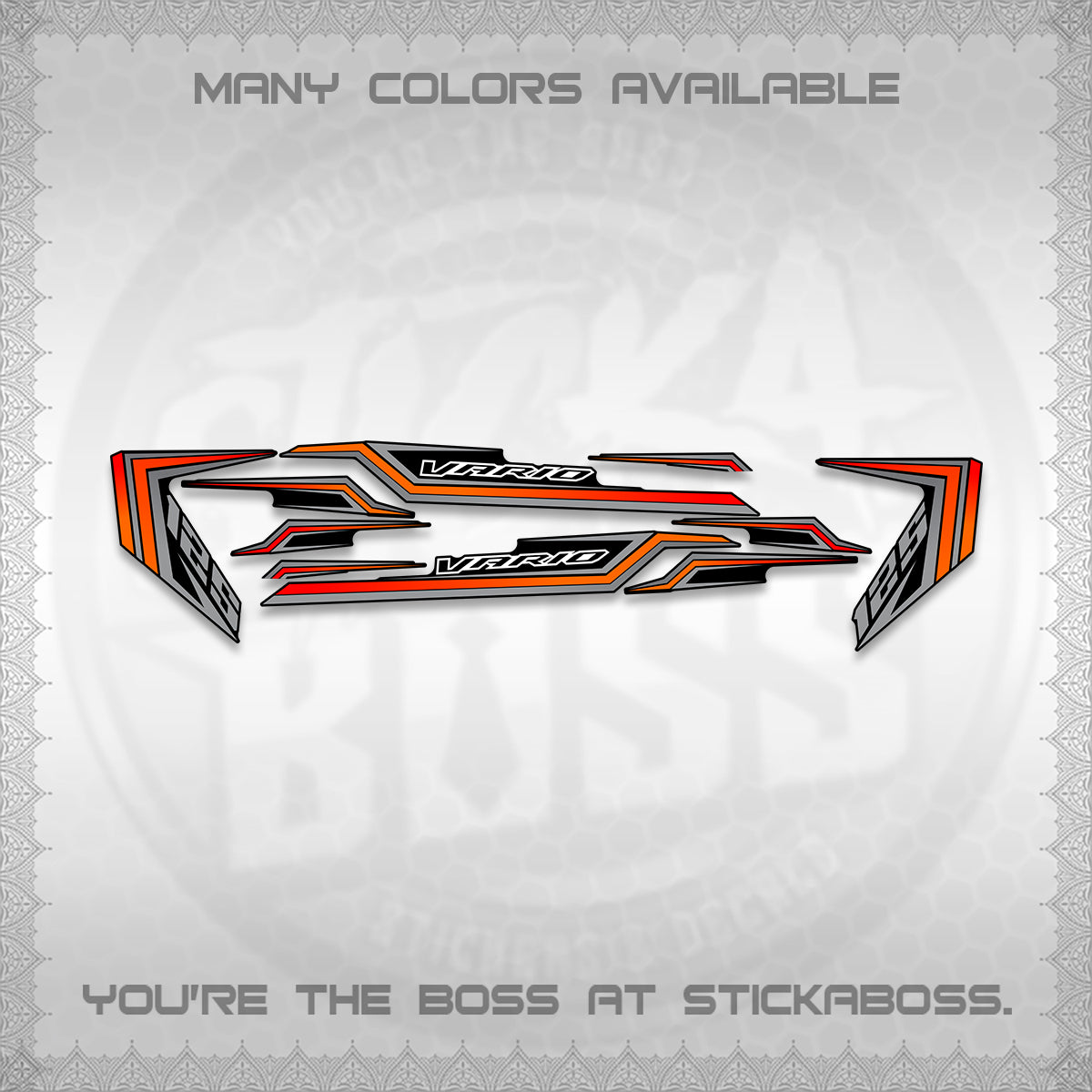 CLICK 125 V3 VARIO DECALS (2024 STRIPING MINIMALIST 002)STICKER DECALS By STICKABOSS (Copy)