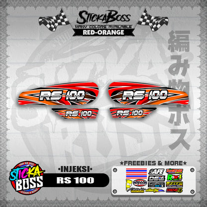 RS 100 DECALS ( INJEKSI )【WITH FREEBIES】