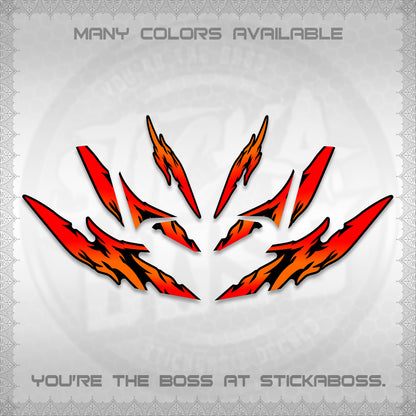 CLICK 125 V4 VARIO DECALS (2026 TAMIYA-STYLE RACING DESIGN) STICKER KITS By STICKABOSS