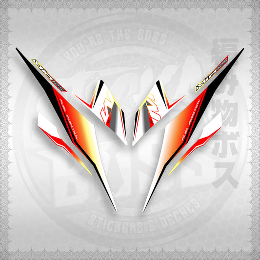 STICKER DECALS for MIO I 125 M3 (MIISTMOFOWH) By STICKABOSS (SOFIE LAMINATED WATERPROOF)
