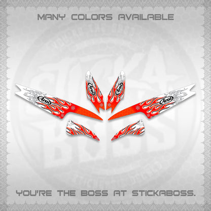 AEROX V3 STOCK STRIPING DECALS (SP EDITION)STICKER DECALS By STICKABOSS