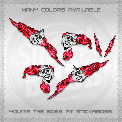 CLICK V3 DECALS (SOLO STATUE OF GOD DESIGN)STICKER DECALS By STICKABOSS