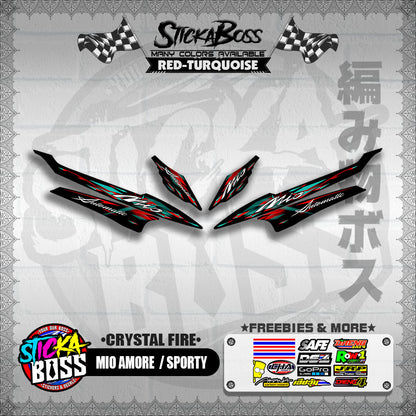 MIO AMORE /  SPORTY DECALS ( CRYSTAL FIRE )【WITH FREEBIES】