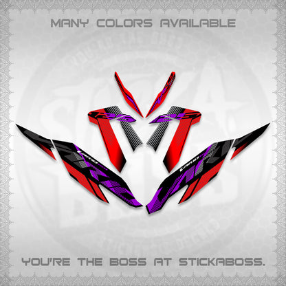 CLICK 125 V4 MALAYSIAN VARIO DECALS (2020 DESIGN) STICKER DECALS By STICKABOSS