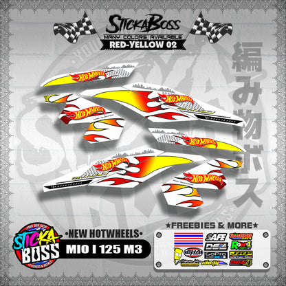MIO I 125 M3 DECALS ( NEW HOTWHEELS )【WITH FREEBIES】