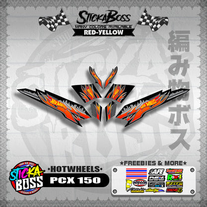 PCX 150 DECALS ( HOTWHEELS )【WITH FREEBIES】