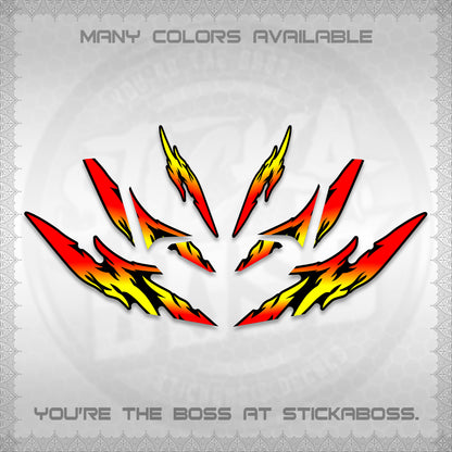 CLICK 125 V4 VARIO DECALS (2026 TAMIYA-STYLE RACING DESIGN) STICKER KITS By STICKABOSS