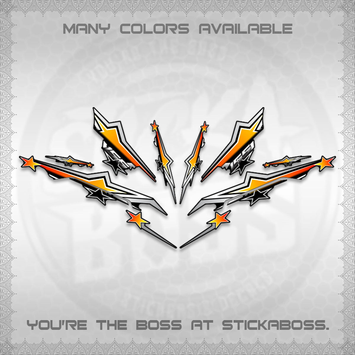 AEROX 155 V3 INDO DECALS (ALPHA TURBO 0004)STICKER DECALS By STICKABOSS