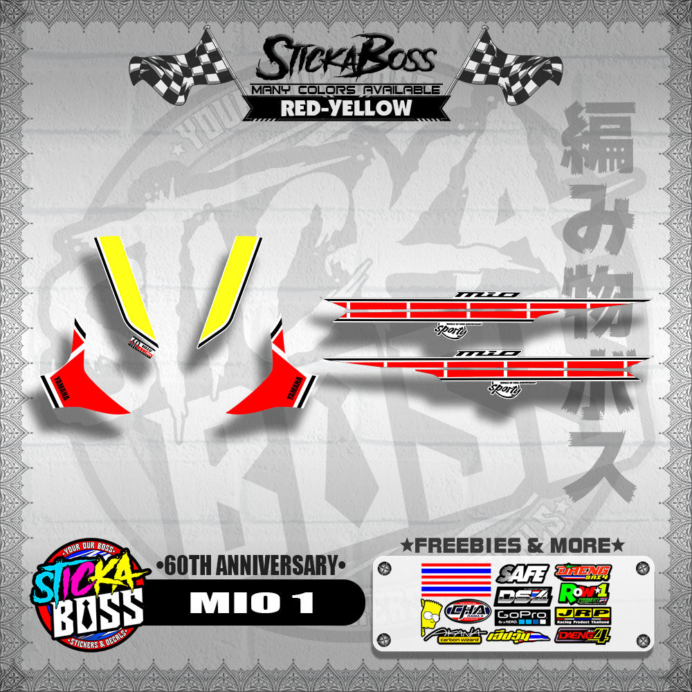 MIO 1 DECALS ( 60TH ANNIVERSARY )【WITH FREEBIES】