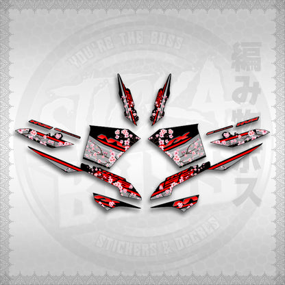 STICKER DECALS for AEROX V3 ALPHA TURBO INDO-MALAYSIAN (AV3SAIN) By STICKABOSS (SOFIE LAMINATED WATERPROOF)