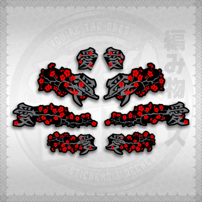 STICKER DECALS for NMAX V1 INDO (NV1SAXFL) By STICKABOSS (SOFIE LAMINATED WATERPROOF)