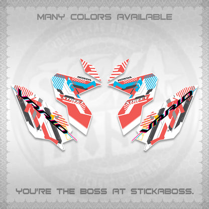 CLICK 125 V3 VARIO FOR WHITE DECALS (2026 STREET STYLE EDITION) STICKER DECALS By STICKABOSS