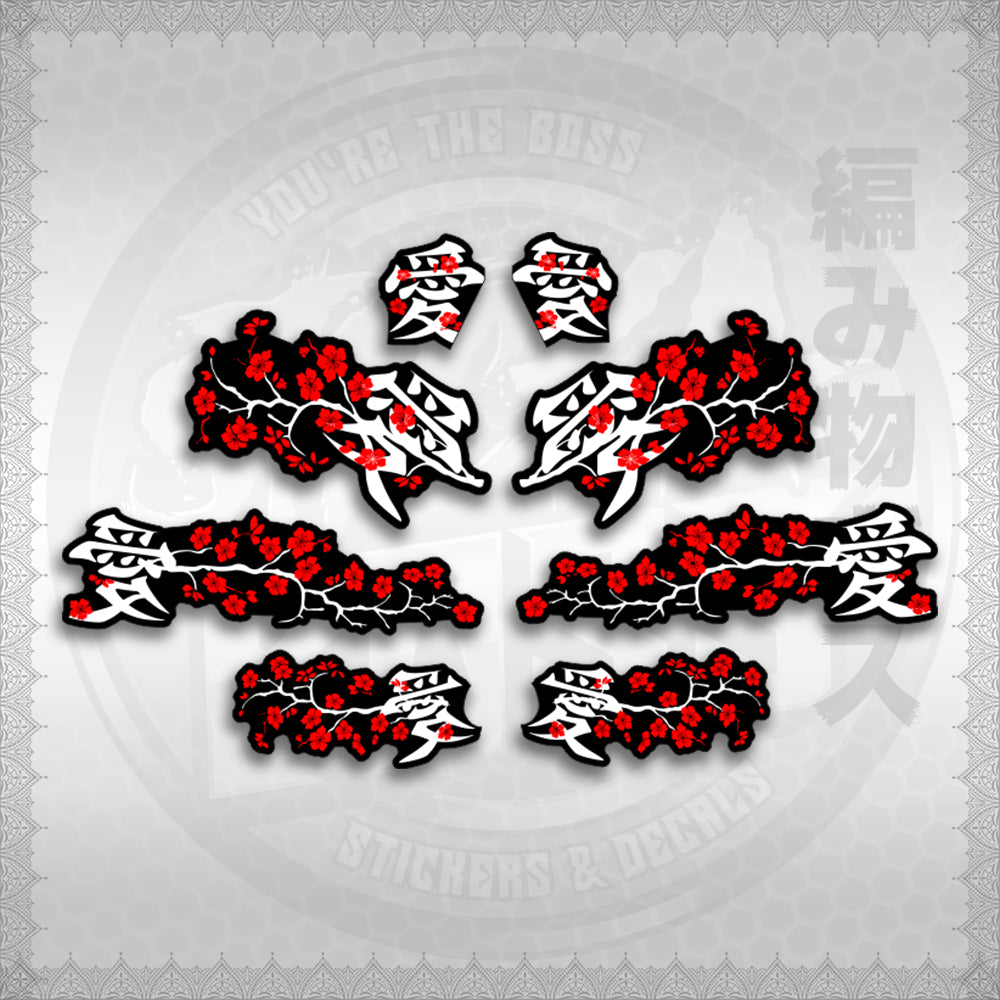 STICKER DECALS for NMAX V1 INDO (NV1SAXFL) By STICKABOSS (SOFIE LAMINATED WATERPROOF)