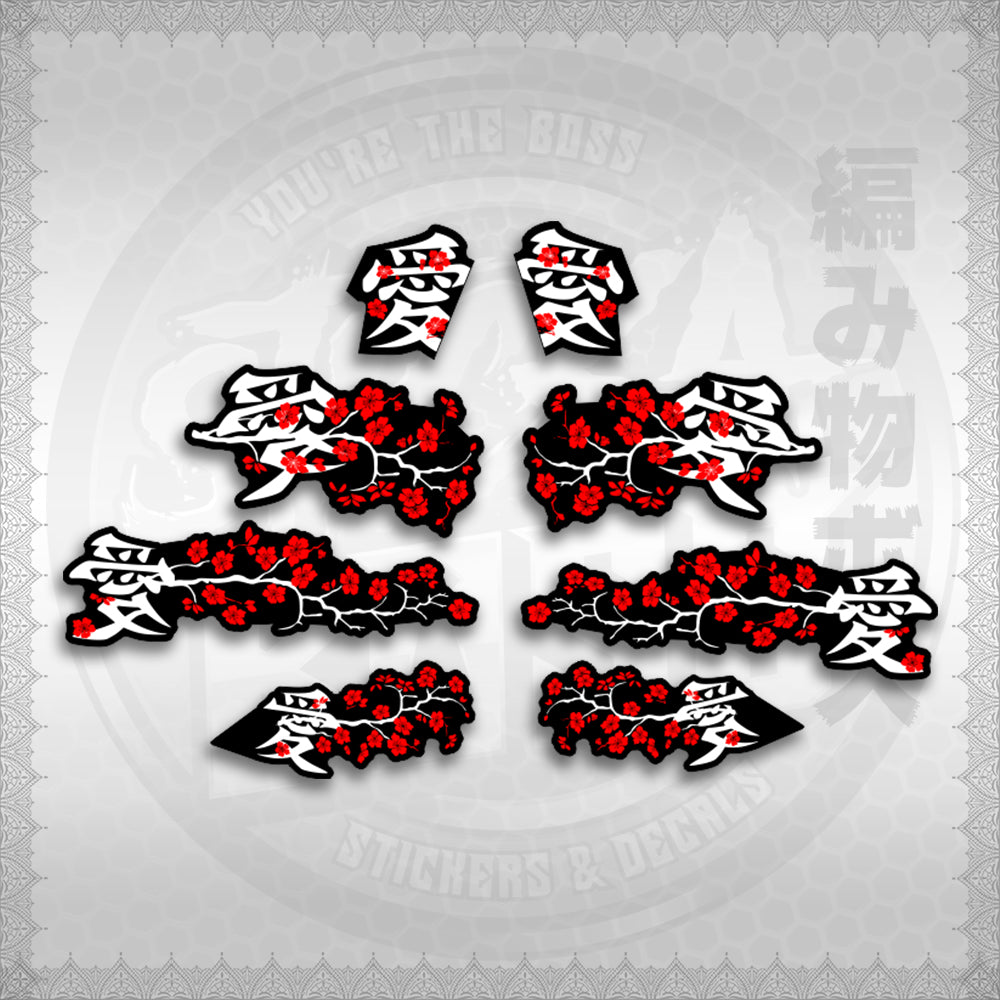 STICKER DECALS for NMAX V3 TURBO INDO (NV3SAXFL) By STICKABOSS (SOFIE LAMINATED WATERPROOF)