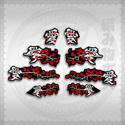 STICKER DECALS for NMAX V3 TURBO INDO (NV3SAXFL) By STICKABOSS (SOFIE LAMINATED WATERPROOF)