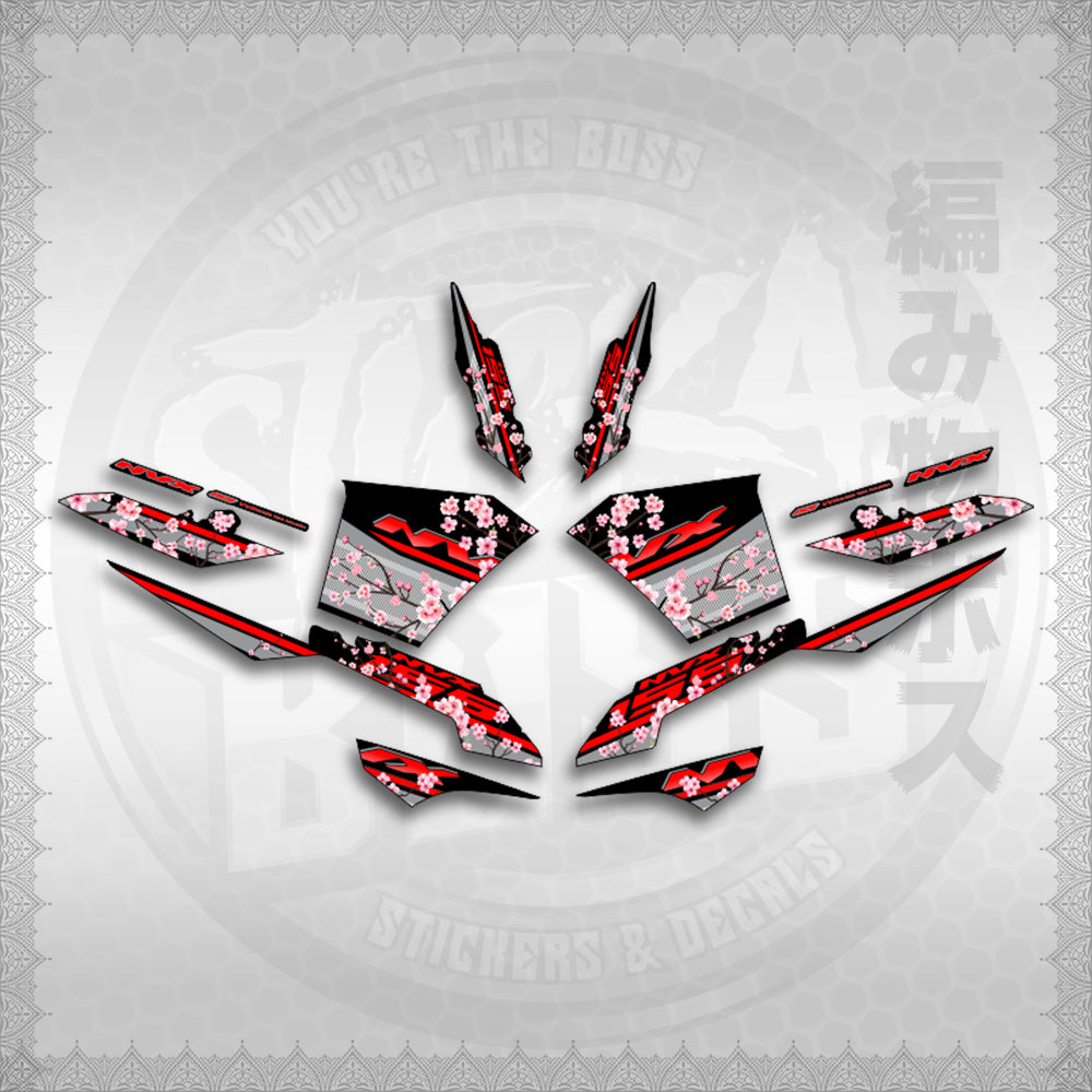 STICKER DECALS for AEROX V3 ALPHA TURBO INDO-MALAYSIAN (AV3SAIN) By STICKABOSS (SOFIE LAMINATED WATERPROOF)