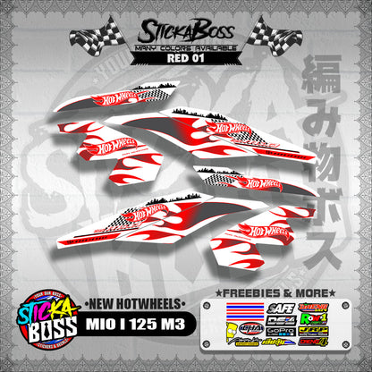MIO I 125 M3 DECALS ( NEW HOTWHEELS )【WITH FREEBIES】
