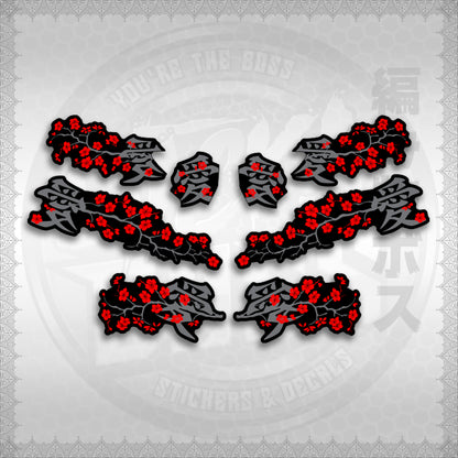 STICKER DECALS for NMAX V2 INDO (NV2SAXFL) By STICKABOSS (SOFIE LAMINATED WATERPROOF)