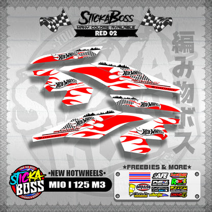 MIO I 125 M3 DECALS ( NEW HOTWHEELS )【WITH FREEBIES】