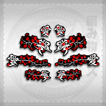 STICKER DECALS for NMAX V1 INDO (NV1SAXFL) By STICKABOSS (SOFIE LAMINATED WATERPROOF)