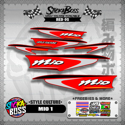 MIO 1 STOCK DECALS ( STYLE CULTURE )【WITH FREEBIES】