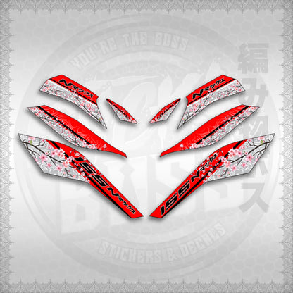 STICKER DECALS for NMAX V3 TURBO INDO (NV3SAIN) By STICKABOSS (SOFIE LAMINATED WATERPROOF)