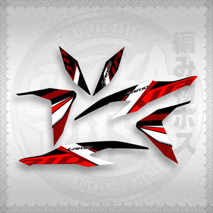 STICKER DECALS for CLICK V2 (CV2VA20MA) By STICKABOSS (SOFIE LAMINATED WATERPROOF)