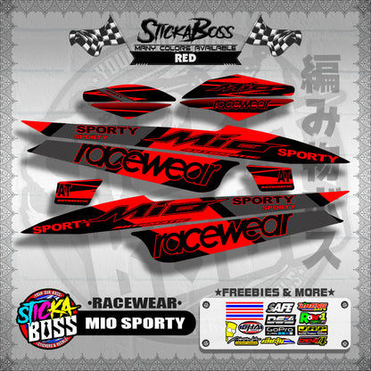 MIO SPORTY DECALS ( RACEWEAR )【WITH FREEBIES】
