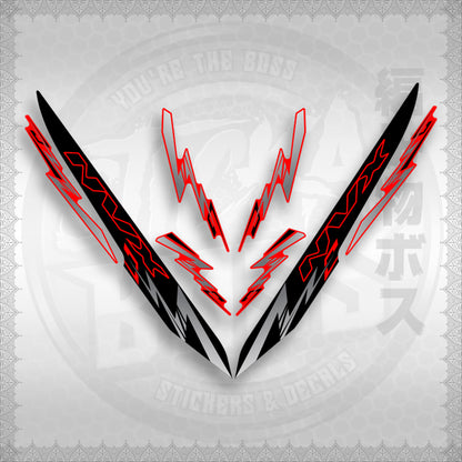 AEROX 155 V1 INDO-MALAY CONCEPT ( NVX ALPHA x OMEGA ) STICKER DECALS By STICKABOSS