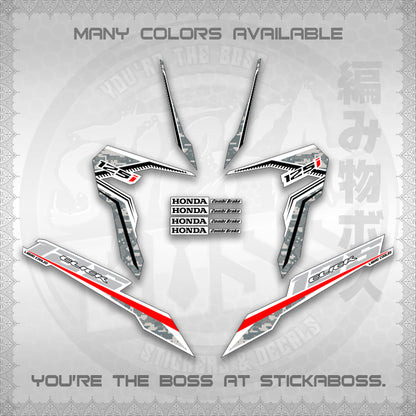 CLICK 125 V3 VIETNAM CONCEPT ( FOR WHITE BARCODE STYLE ) STICKER DECALS By STICKABOSS